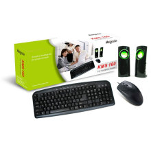 Le plus vendu 3 sur 1 combo de bureau avec haut-parleur + clavier souris +